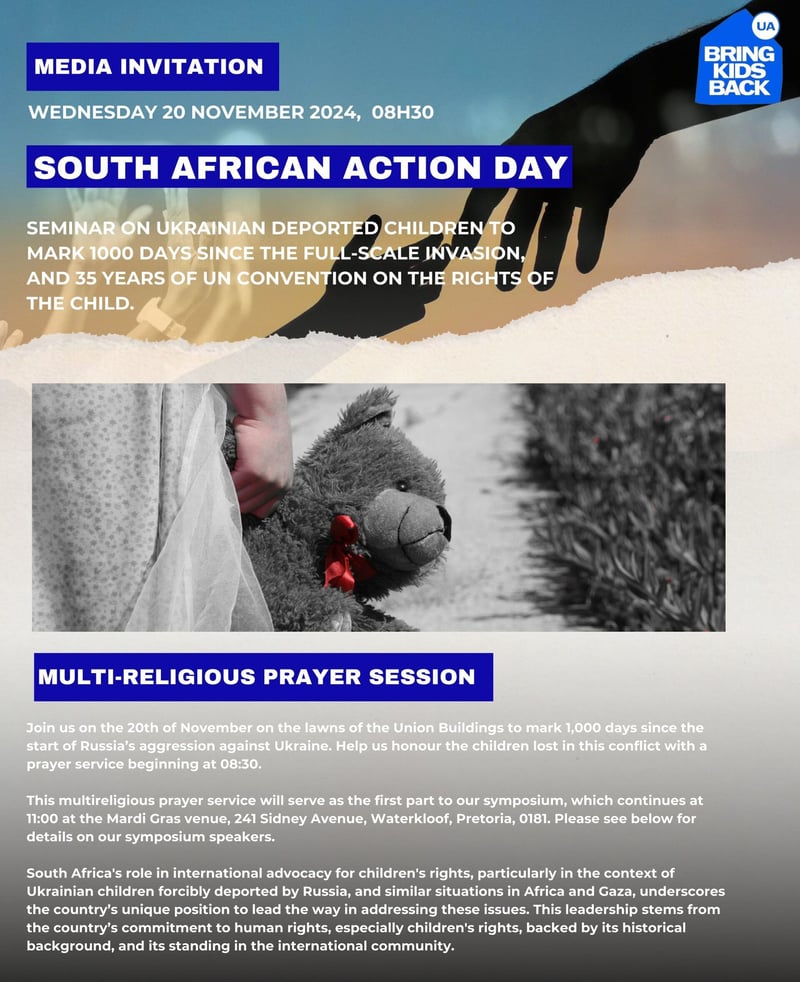 Commemoration of 1000 Days of Russia's Invasion of Ukraine