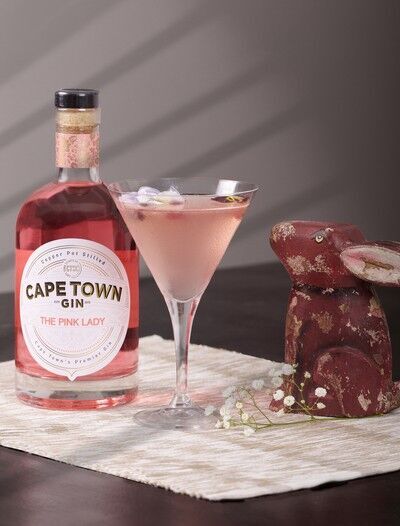 Cape Town Gin Pink French Lady Cocktail