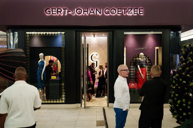 Gert-Johan Coetzee transforms Johannesburg boutique into stone-and-marble brand environment